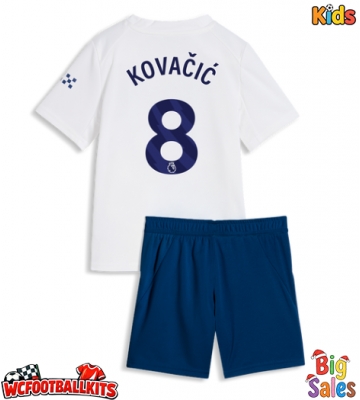Manchester City Mateo Kovacic #8 Replica Third Stadium Kit for Kids 2026-27 Short Sleeve (+ pants)